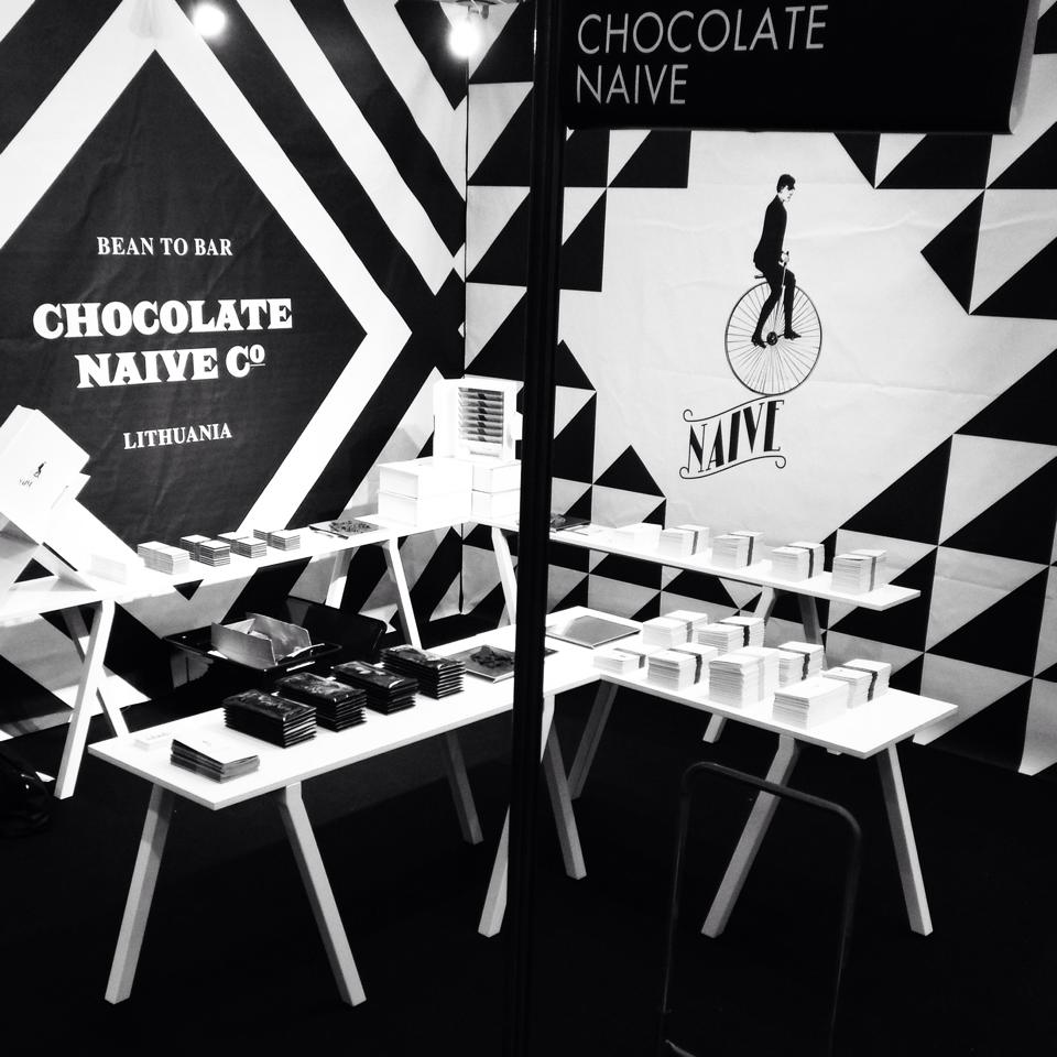 Stand Naive au Salon du Chocolat de Paris (2014)