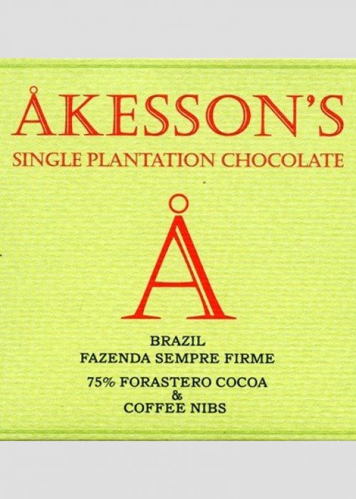 Chocolat Akesson’s – Brésil Café 75%