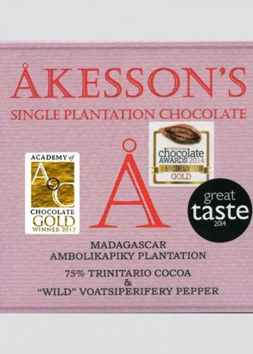Chocolat Noir Akesson’s – Poivre Sauvage