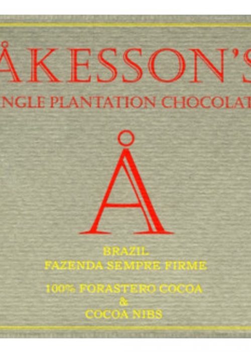 Chocolat Noir Akesson’s – Brésil 100% Eclats de Fèves